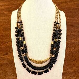 LOFT | Heishi Bead Layer Necklace | 22” Adjustable